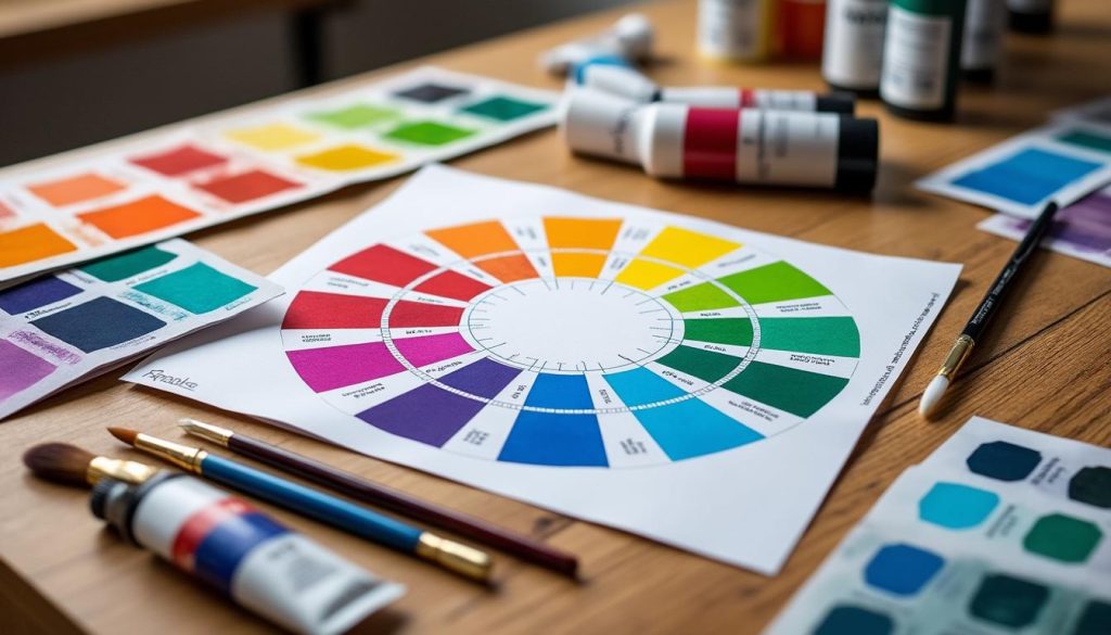 entdecken sie, wie der farbkreis funktioniert und lernen sie, ihn einfach zu verstehen und richtig anzuwenden, um farben harmonisch zu kombinieren.